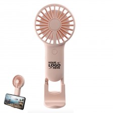 USB Fan with Carabiner and Mobile Holder